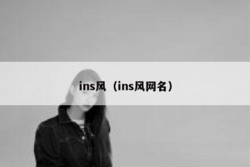 ins风（ins风网名）
