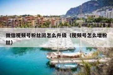 微信视频号粉丝团怎么升级（视频号怎么增粉丝）