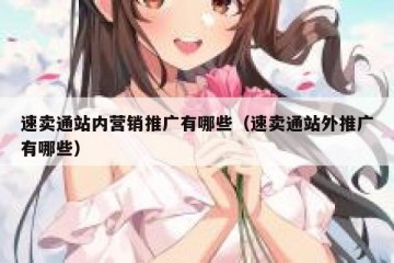 速卖通站内营销推广有哪些（速卖通站外推广有哪些）
