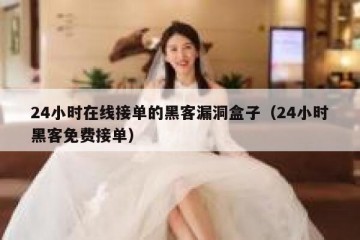 24小时在线接单的黑客漏洞盒子（24小时黑客免费接单）
