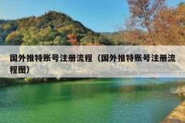 国外推特账号注册流程（国外推特账号注册流程图）