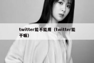 twitter能不能用（twitter能干嘛）