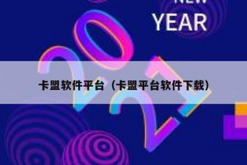 卡盟软件平台（卡盟平台软件下载）