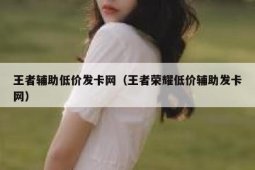 王者辅助低价发卡网（王者荣耀低价辅助发卡网）