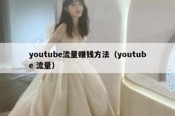 youtube流量赚钱方法（youtube 流量）