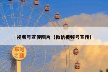 视频号宣传图片（微信视频号宣传）