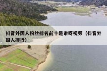 抖音外国人粉丝排名前十是谁呀视频（抖音外国人排行）