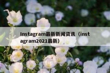 Instagram最新新闻资讯（instagram2021最新）