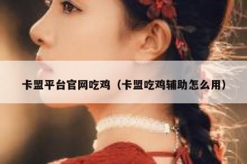 卡盟平台官网吃鸡（卡盟吃鸡辅助怎么用）