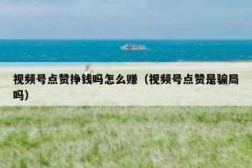 视频号点赞挣钱吗怎么赚（视频号点赞是骗局吗）