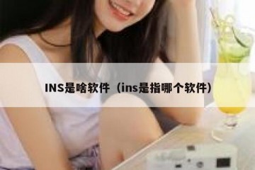 INS是啥软件（ins是指哪个软件）