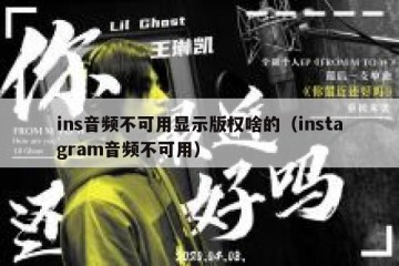 ins音频不可用显示版权啥的（instagram音频不可用）