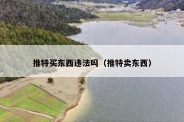 推特买东西违法吗（推特卖东西）