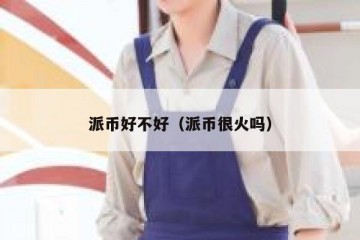 派币好不好（派币很火吗）