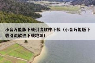 小音万能版下载引流软件下载（小音万能版下载引流软件下载地址）