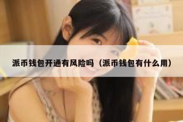 派币钱包开通有风险吗（派币钱包有什么用）