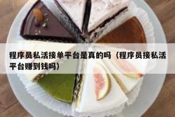 程序员私活接单平台是真的吗（程序员接私活平台赚到钱吗）