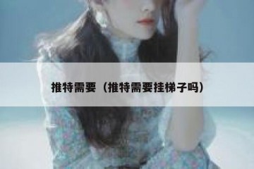 推特需要（推特需要挂梯子吗）