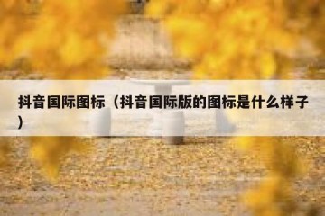 抖音国际图标（抖音国际版的图标是什么样子）