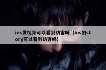 ins发视频可以看到访客吗（ins的story可以看到访客吗）