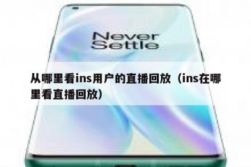 从哪里看ins用户的直播回放（ins在哪里看直播回放）