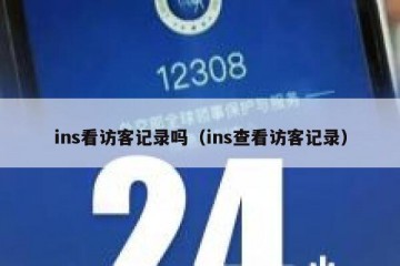 ins看访客记录吗（ins查看访客记录）
