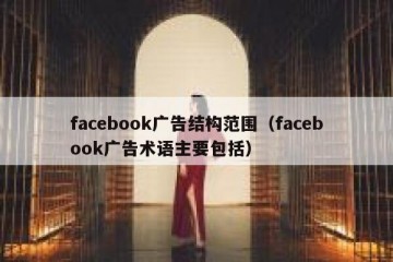 facebook广告结构范围（facebook广告术语主要包括）