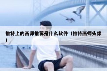 推特上的画师推荐是什么软件（推特画师头像）