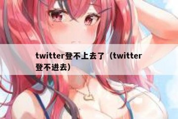 twitter登不上去了（twitter登不进去）