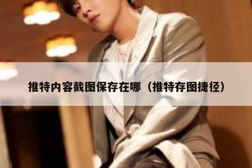 推特内容截图保存在哪（推特存图捷径）