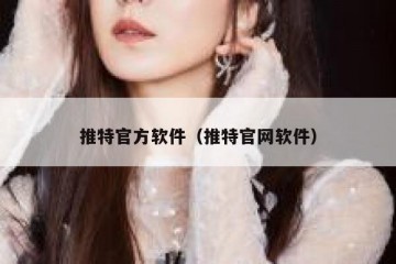 推特官方软件（推特官网软件）