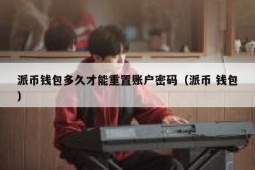 派币钱包多久才能重置账户密码（派币 钱包）