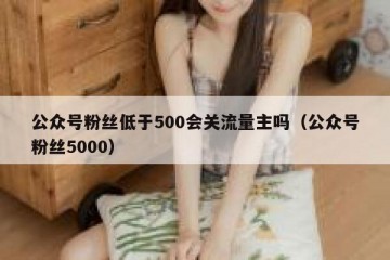 公众号粉丝低于500会关流量主吗（公众号粉丝5000）