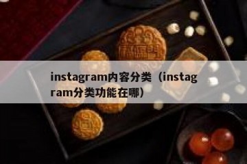 instagram内容分类（instagram分类功能在哪）