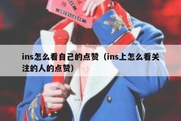 ins怎么看自己的点赞（ins上怎么看关注的人的点赞）