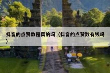 抖音的点赞数是真的吗（抖音的点赞数有钱吗）