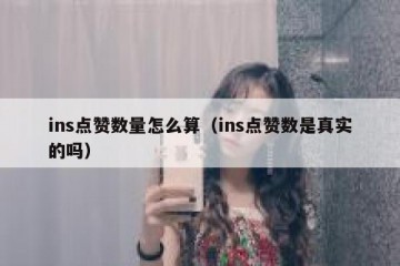 ins点赞数量怎么算（ins点赞数是真实的吗）
