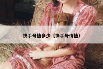 快手号值多少（快手号价值）