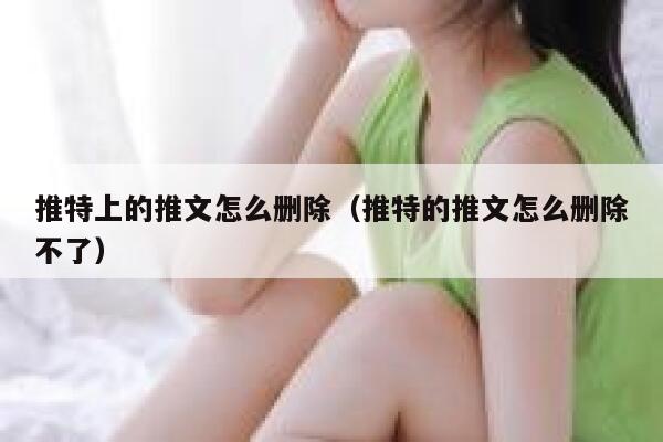 推特上的推文怎么删除(推特的推文怎么删除不了) 第1张 推特上的推文怎么删除(推特的推文怎么删除不了) 第1张
