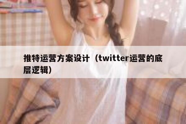 推特运营方案设计(twitter运营的底层逻辑) 第1张 推特运营方案设计(twitter运营的底层逻辑) 第1张