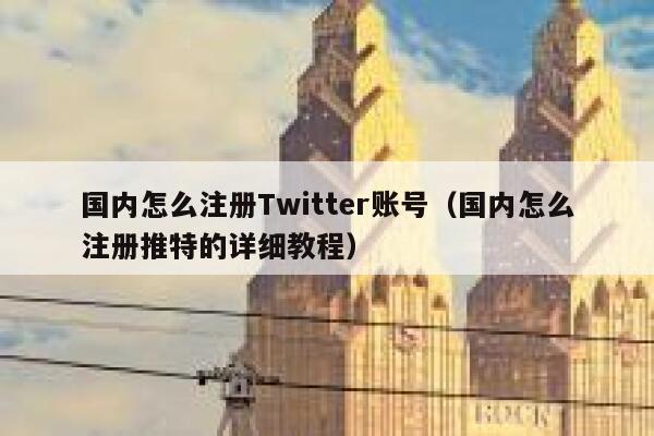 国内怎么注册Twitter账号（国内怎么注册推特的详细教程） 第1张