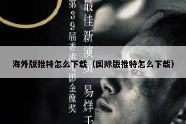 海外版推特怎么下载（国际版推特怎么下载） 第1张