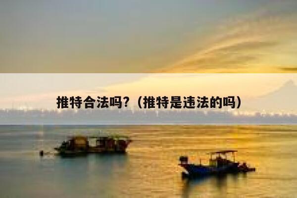 推特合法吗?(推特是违法的吗) 第1张 推特合法吗?(推特是违法的吗) 第1张