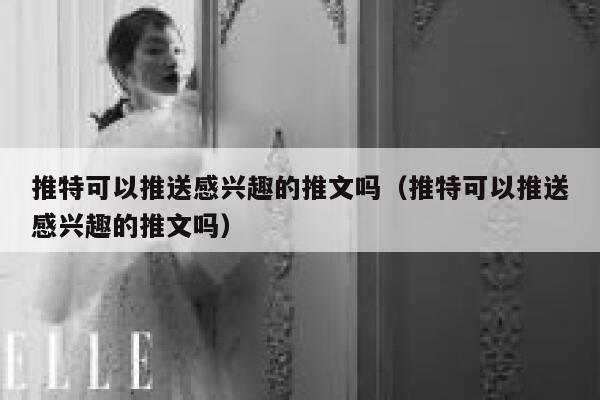 推特可以推送感兴趣的推文吗(推特可以推送感兴趣的推文吗) 第1张 推特可以推送感兴趣的推文吗(推特可以推送感兴趣的推文吗) 第1张