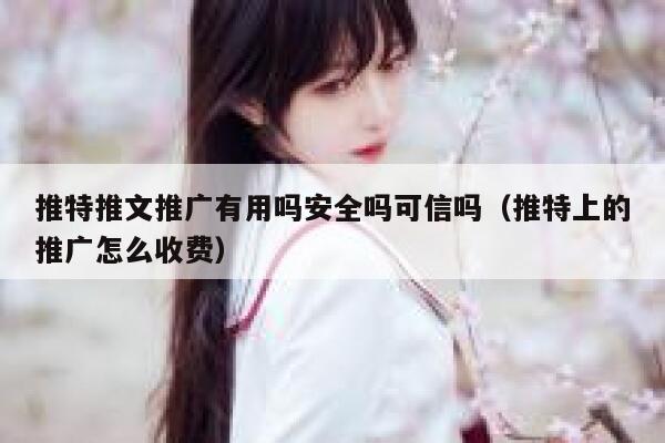推特推文推广有用吗安全吗可信吗(推特上的推广怎么收费) 第1张 推特推文推广有用吗安全吗可信吗(推特上的推广怎么收费) 第1张