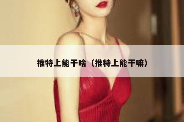推特上能干啥(推特上能干嘛) 第1张 推特上能干啥(推特上能干嘛) 第1张