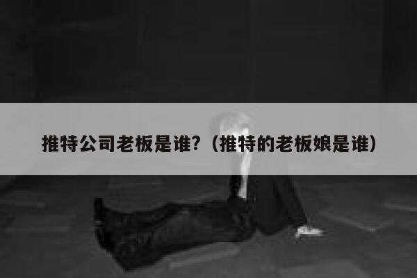 推特公司老板是谁?（推特的老板娘是谁） 第1张