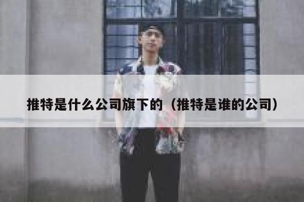 推特是什么公司旗下的(推特是谁的公司) 第1张 推特是什么公司旗下的(推特是谁的公司) 第1张