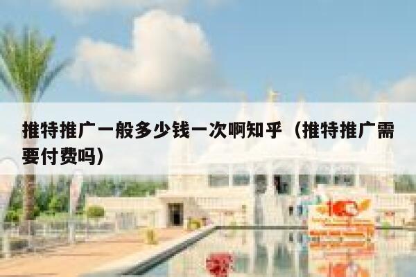 推特推广一般多少钱一次啊知乎（推特推广需要付费吗） 第1张