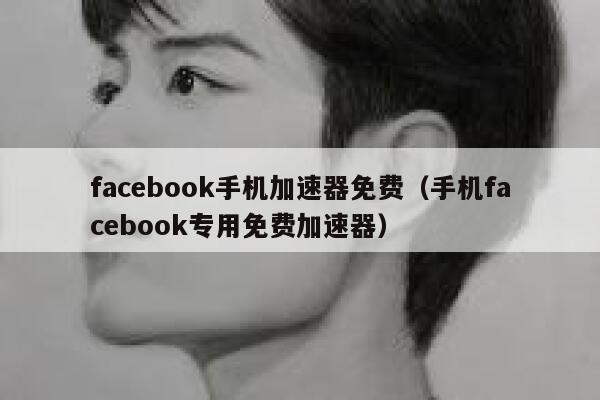 facebook手机加速器免费（手机facebook专用免费加速器） 第1张